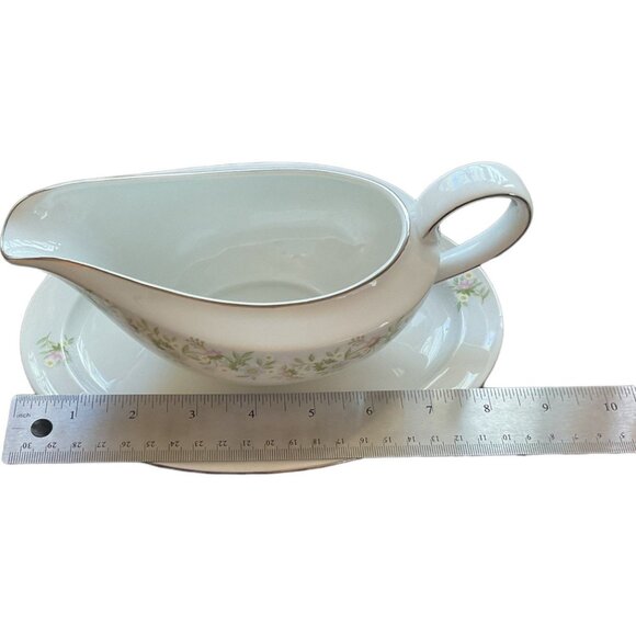 Johann Haviland Forever Spring Pattern Bavaria Germany Fine China Gravy Boat - Picture 7 of 7